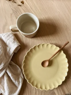 Assiette à dessert fleur