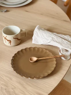 Assiette à dessert fleur