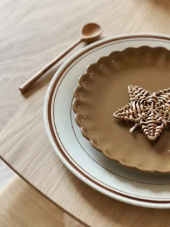 Assiette à dessert fleur