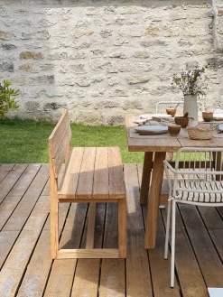 Banc d’exterieur en teck