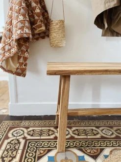 Banc en teck recyclé – 120/140cm