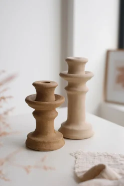 Bougeoir en céramique 2 tailles