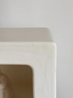 Buffet effet béton ciré blanc cassé – Mykonos