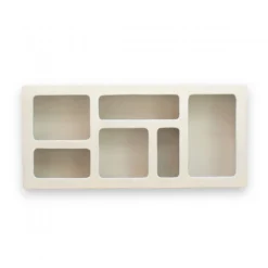 Buffet effet béton ciré blanc cassé – Mykonos