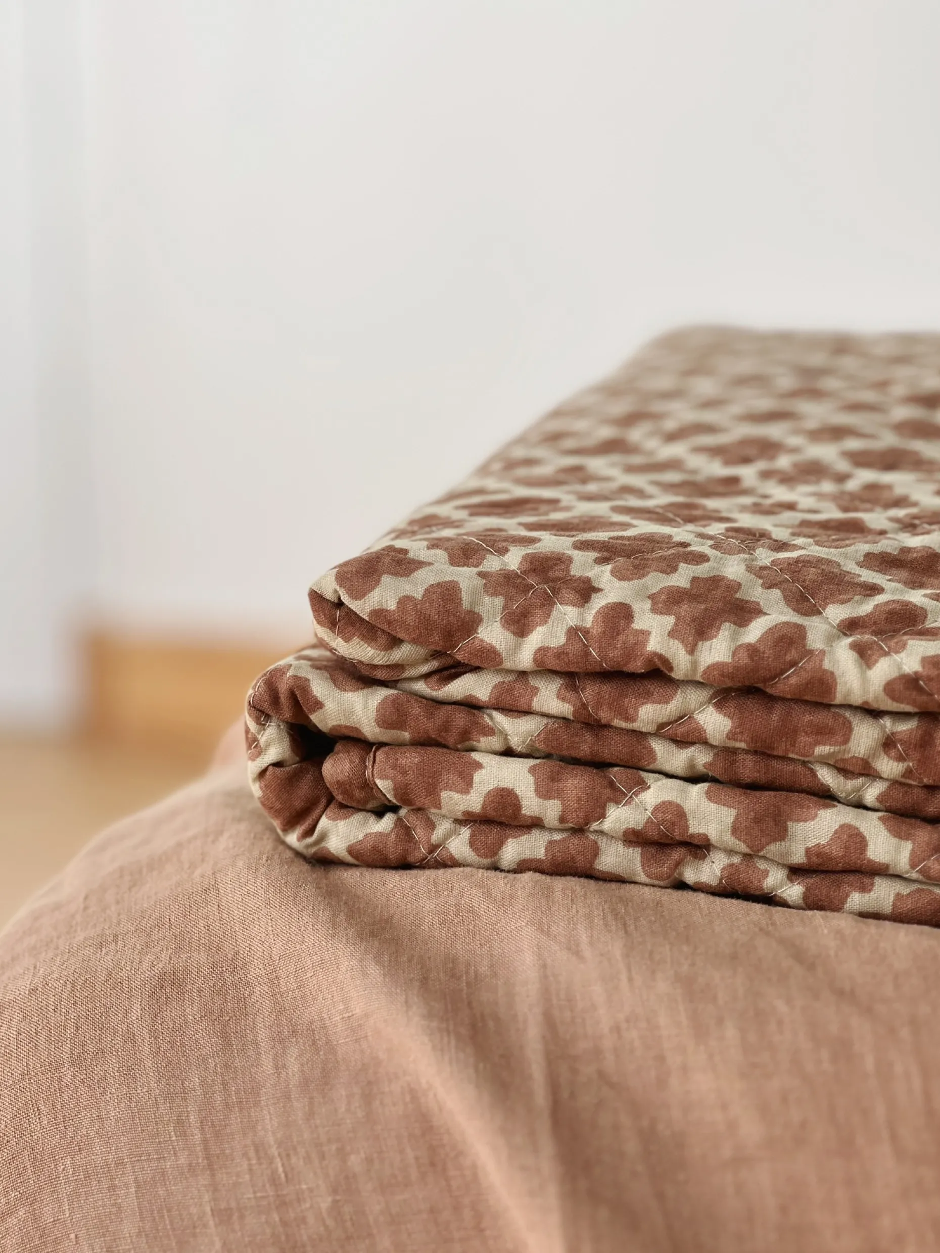 Courtepointe en Coton à Motifs