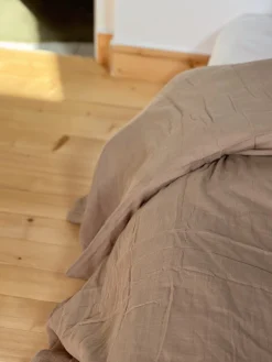 Drap housse en gaze de coton