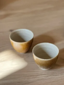 Duo de tasses en grès