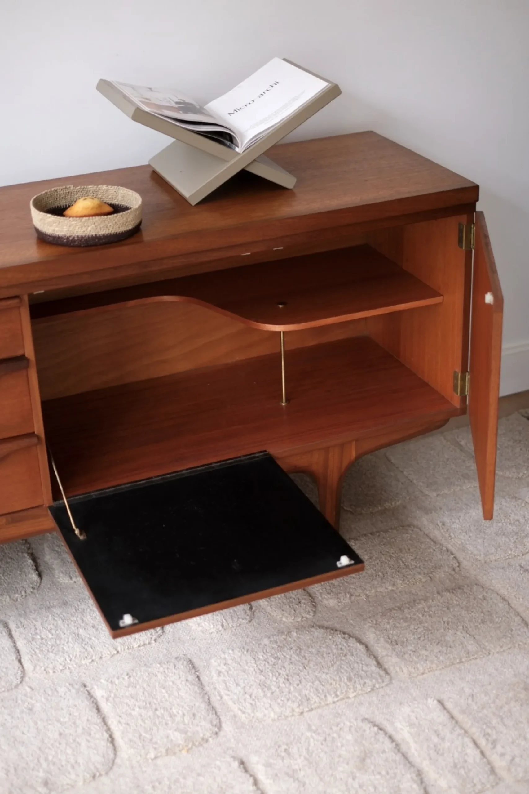 Enfilade vintage en teck Greaves & Thomas