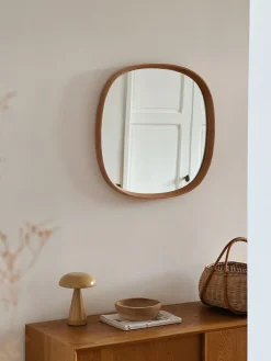 Grand miroir en bois de chêne
