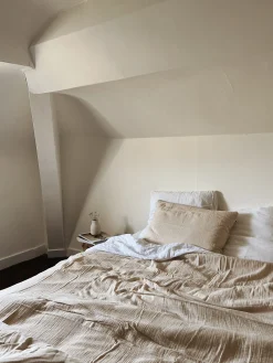 Housse de couette en gaze de coton