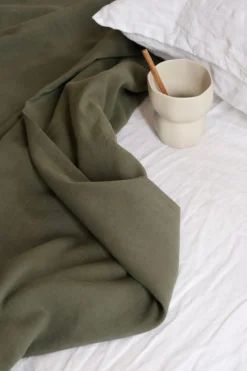 Housse de couette lin coton
