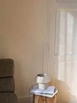 Lampe céramique champignon