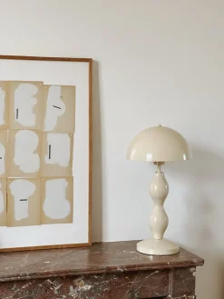 Lampe de bureau pied ondulé