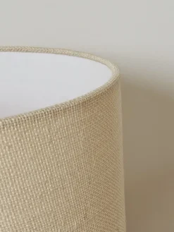 Lampe en céramique marron