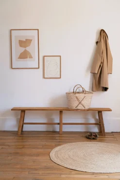 Long Banc en teck recyclé – 160cm/180cm/200cm