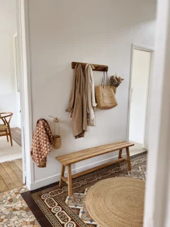 Long Banc en teck recyclé – 160cm/180cm/200cm