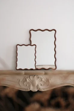 Miroir mural ondulé rectangulaire – 2 tailles