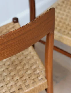 Paire de chaises vintage style Moller