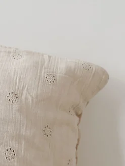 Paire de taies d’oreiller en gaze de coton