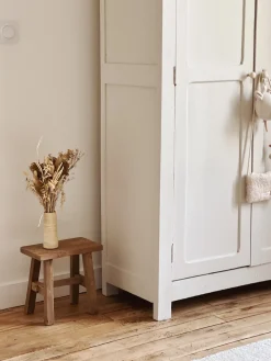 Petit banc en teck recyclé