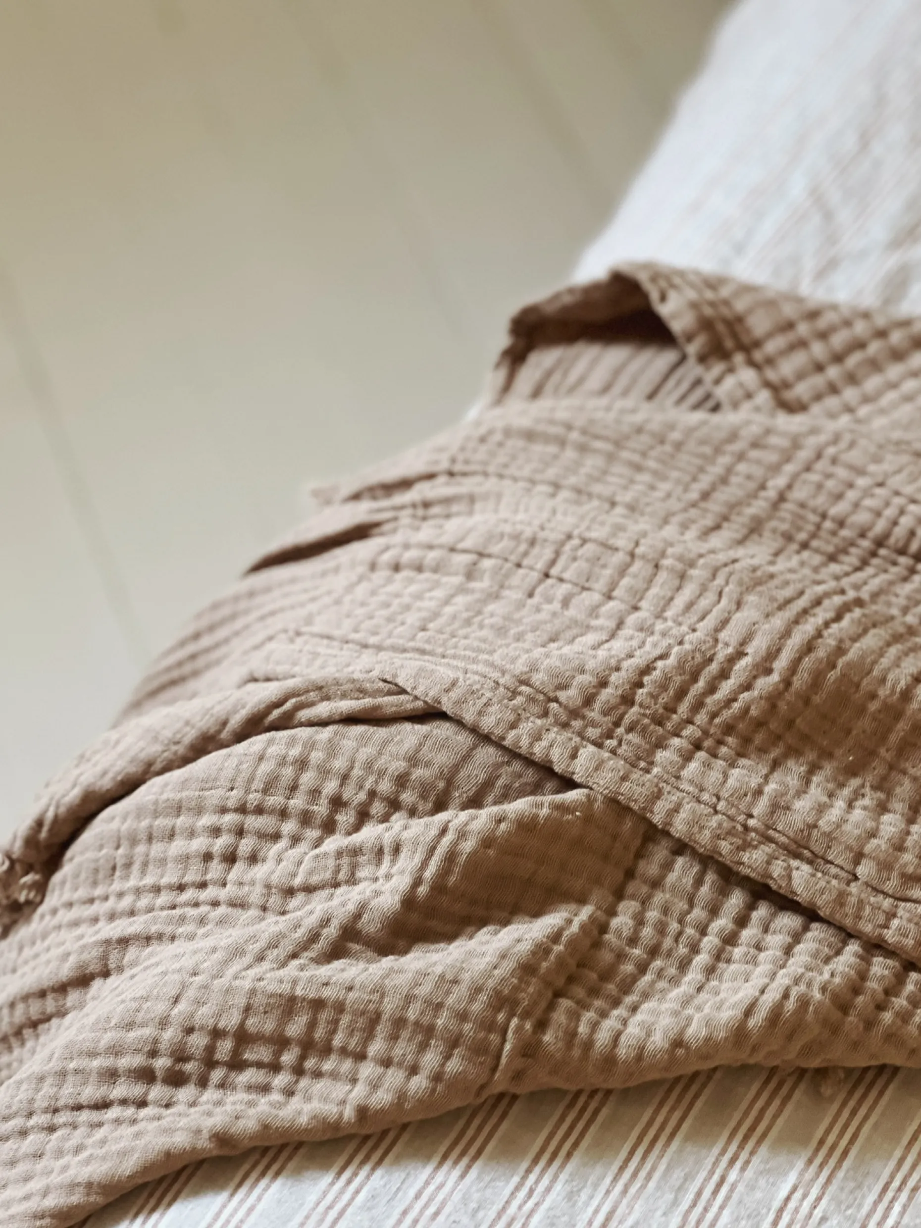 Plaid en gaze de coton