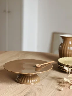 Plat à gateaux sur pied