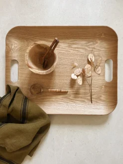 Plateau rectangulaire en bois