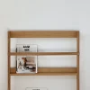 Porte magazines mural en bois large