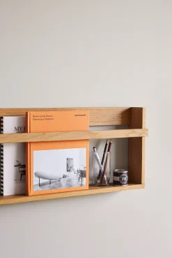 Porte magazines mural en bois