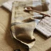 Serviette de table lin et coton gold