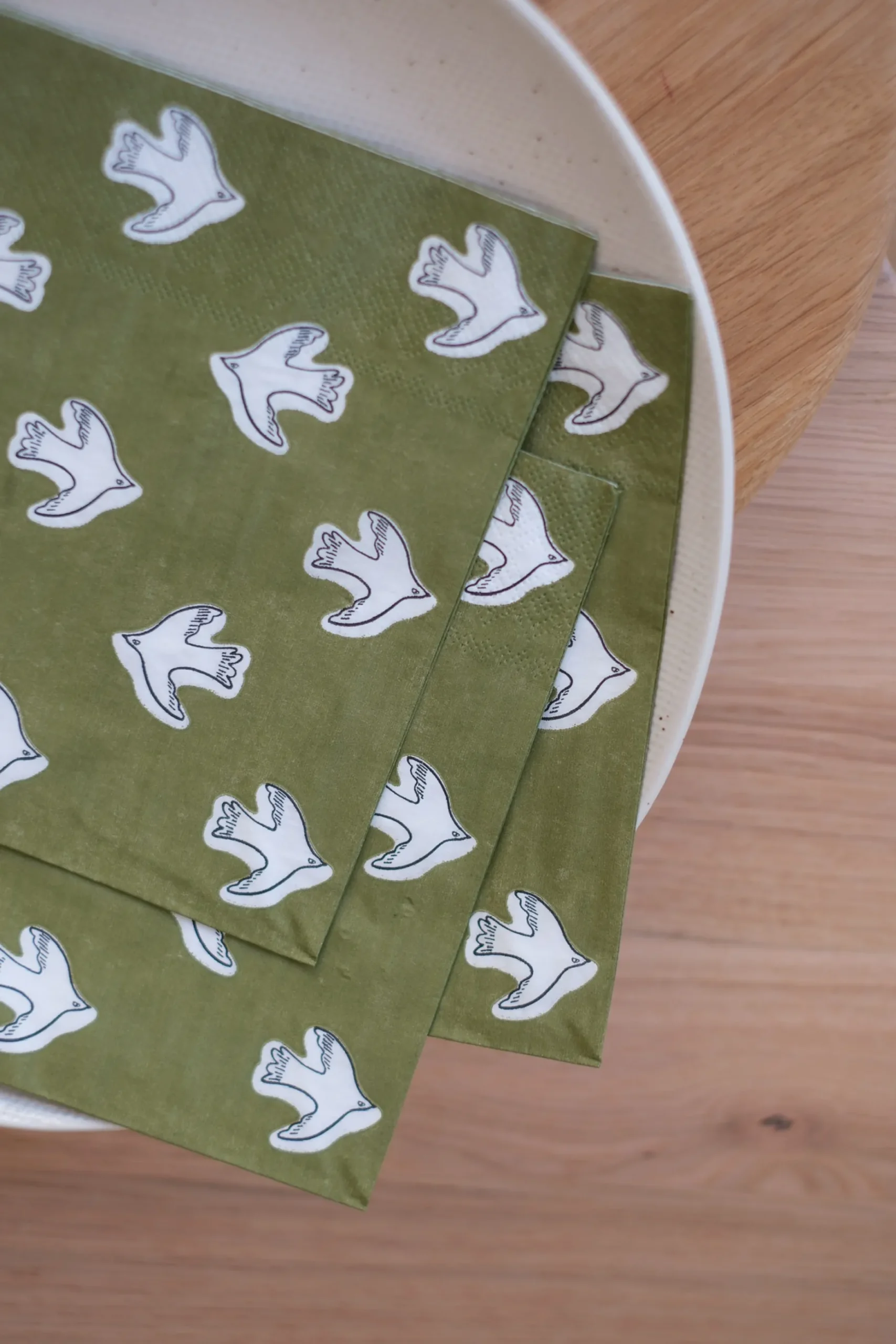 Serviettes en papier à motifs