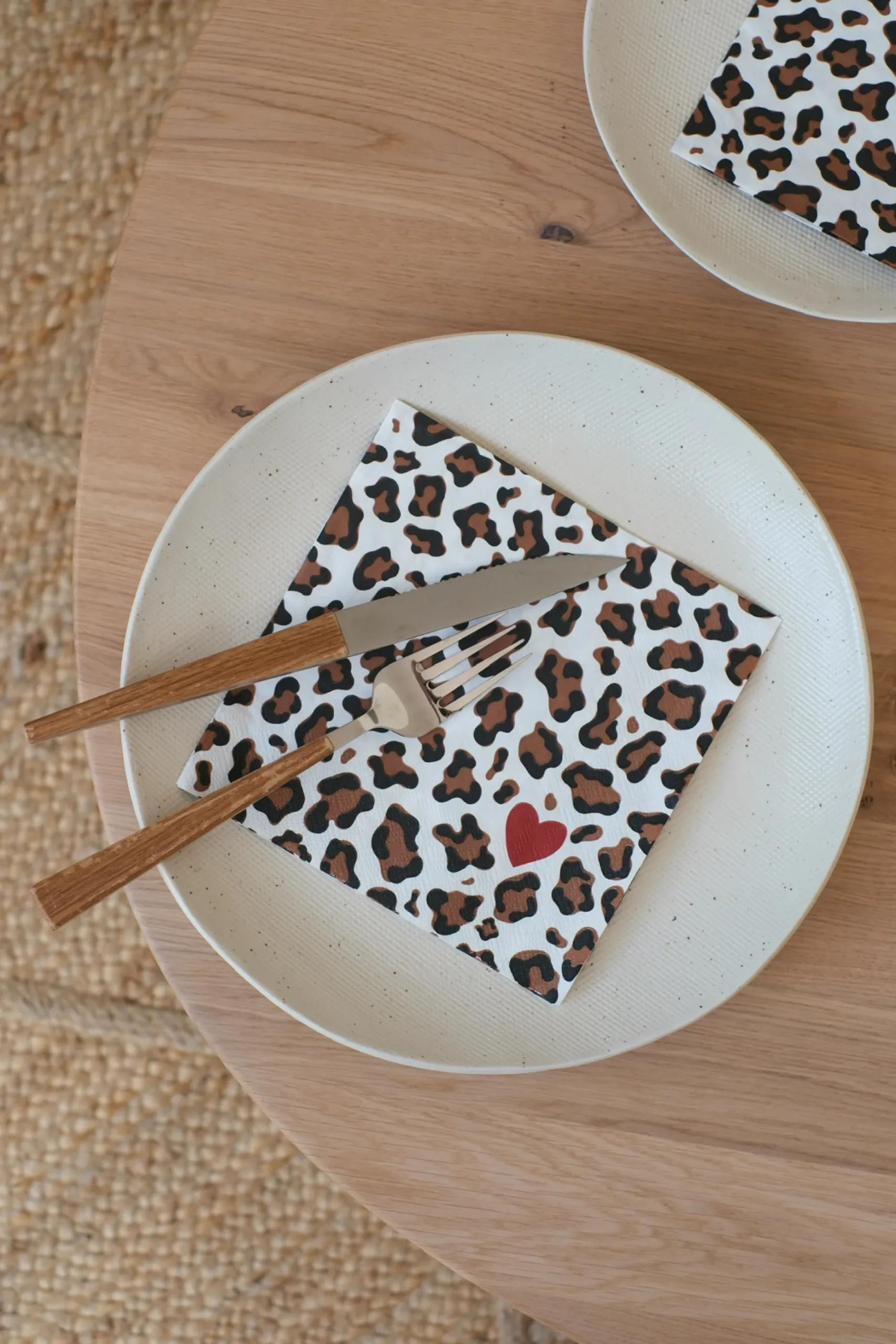 Serviettes en papier à motifs