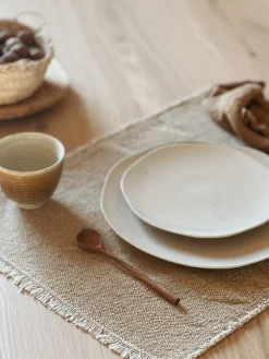 Set de table en coton beige