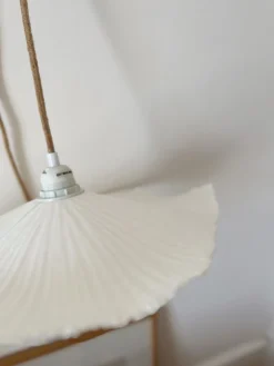 Suspension Luminaire “Fleur” en papier mâché small