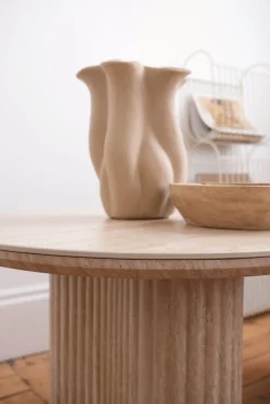 Table basse effet marbre