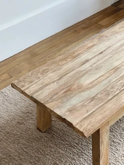 Table basse en teck recyclé