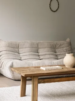 Table basse en teck recyclé