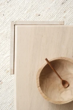 Table basse en travertin vintage