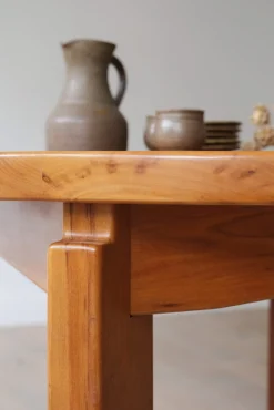 Table Regain en orme massif avec rallonges