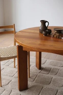 Table Regain en orme massif avec rallonges