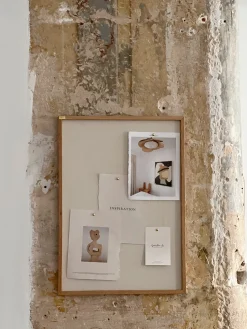 Tableau d’affichage en bois / pêle-mêle