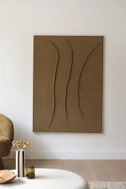 Tableau en jute Relief Naturel