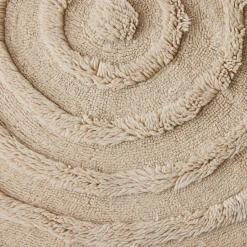 Tapis rond en laine