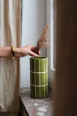 Vase carrelage en céramique