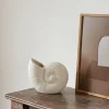 Vase coquillage blanc