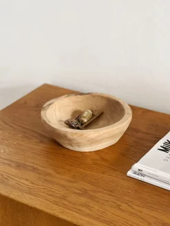 Vide poche en bois de teck recyclé